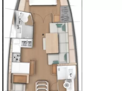 Hyr en Jeanneau Sun Odyssey 440 Donji Seget 