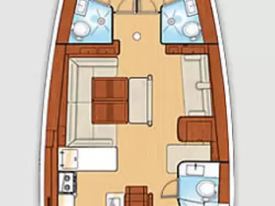 Hyra Segelbåt  med eller utan skeppare Bénéteau Palairos 