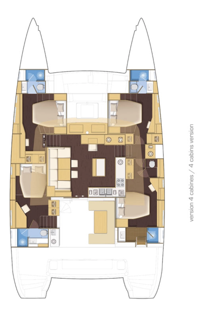 Lagoon Lagoon 450 charter bareboat eller skeppad i Tromsø