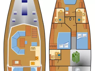 Hanse Moody 54 DS charter bareboat eller skeppad i Can Pastilla