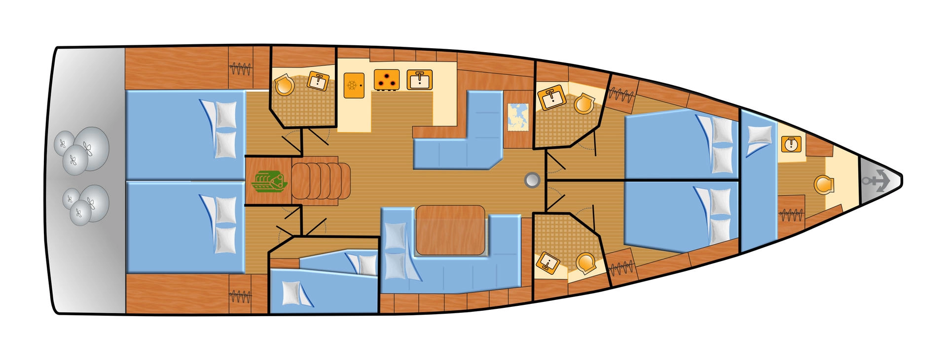 Bénéteau Oceanis 51.1 charter bareboat eller skeppad i Palma de Mallorca