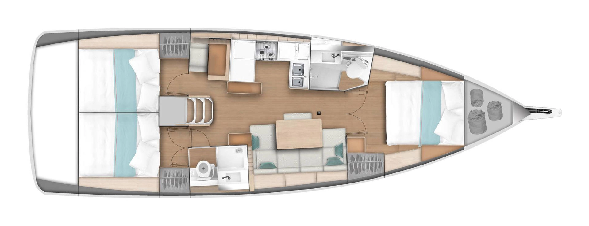 Hyra Segelbåt  med eller utan skeppare Jeanneau Palma de Mallorca 