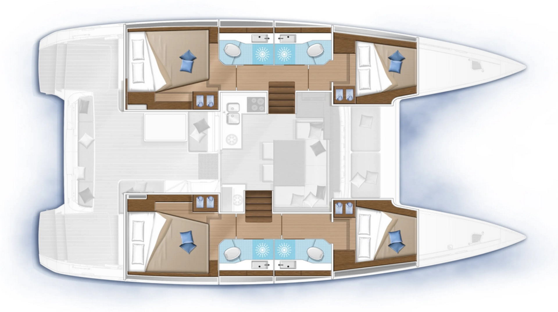 Katamaran  för uthyrning Alimos till det bästa priset 