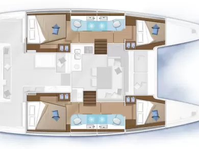 Katamaran  för uthyrning Alimos till det bästa priset 