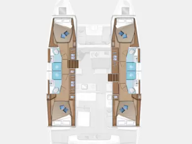 Katamaran  för uthyrning Alimos till det bästa priset 