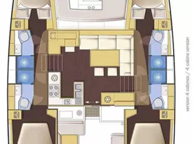 Lagoon Lagoon 46 charter bareboat eller skeppad i Alimos