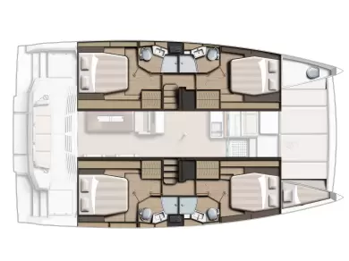 Bali Bali 4.4 charter bareboat eller skeppad i Lefkáda