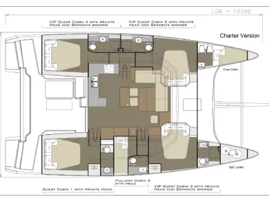 Hyr en Dufour Dufour Catamarans 48 Sail Pirovac 