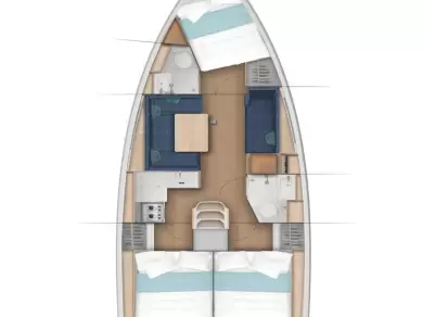 Uthyrning Palairos - Jeanneau Sun Odyssey 380 av Samboat 