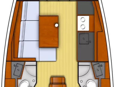 Bénéteau Oceanis 38.1 charter bareboat eller skeppad i Biograd Na Moru