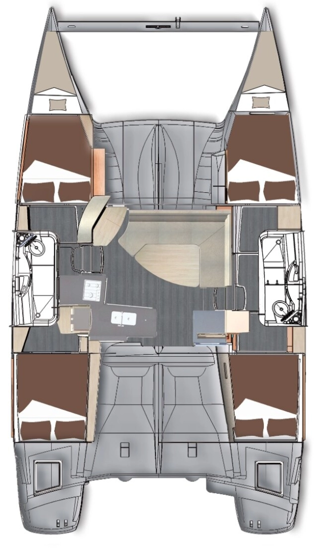 Uthyrning Kaş - Fountaine Pajot Lipari 41 av Samboat 