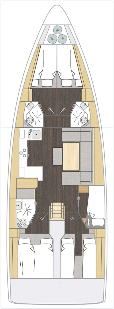 Båtuthyrning Bavaria Bavaria C46 i Šibenik  på Samboat 