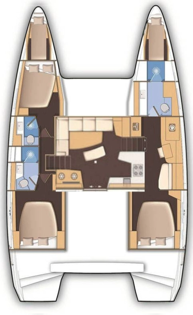 Lagoon Lagoon 42 charter bareboat eller skeppad i Trogir 