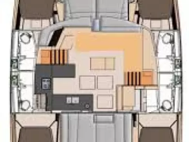 Uthyrning Katamaran  Fountaine Pajot med en båtlicens 