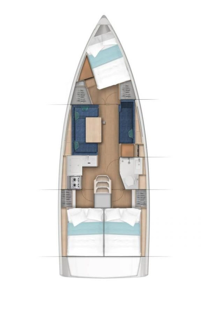 Hyr en Jeanneau Sun Odyssey 380 Pirovac 