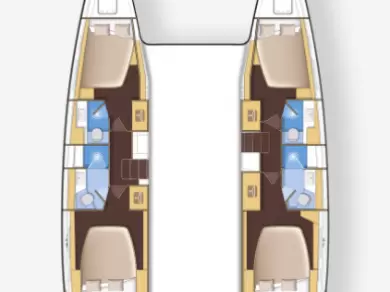 Lagoon Lagoon 42 charter bareboat eller skeppad i Gocek