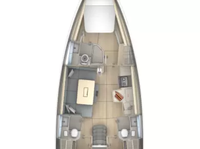 Yacht charter Fethiye billig Dufour 41