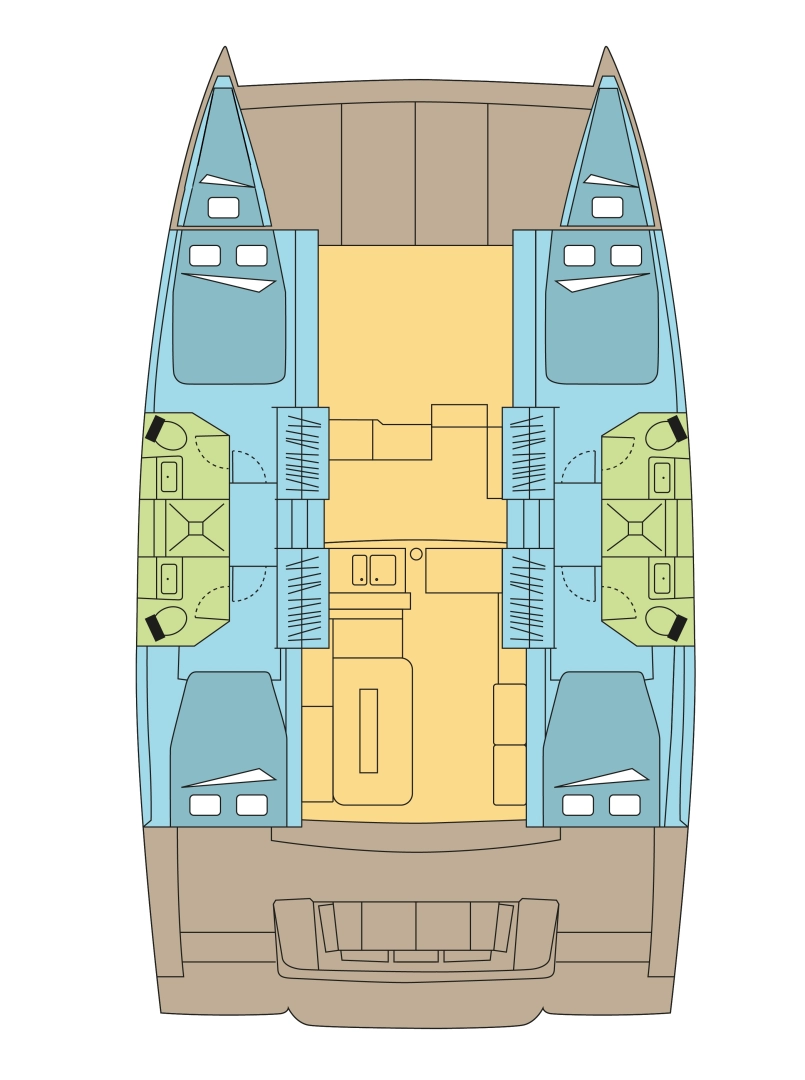 Bali Bali 4.2 charter bareboat eller skeppad i Saint George's