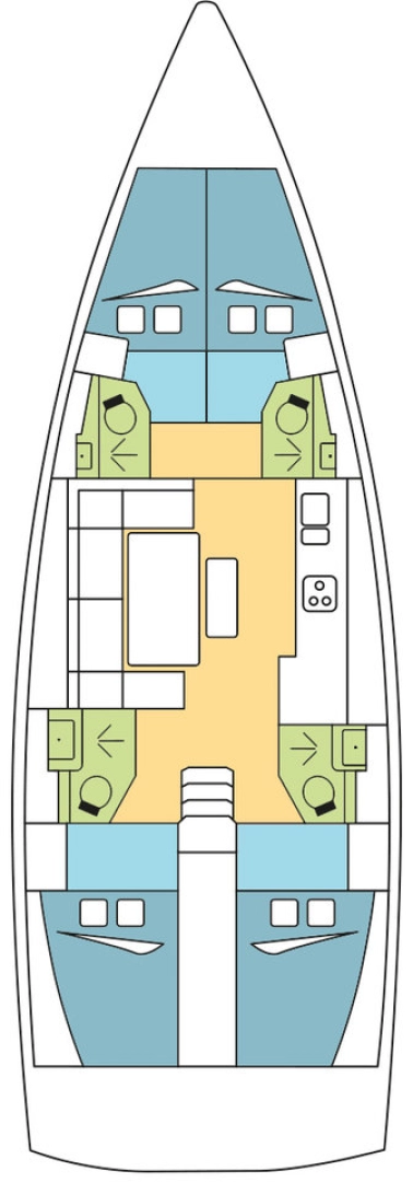 Uthyrning Kos  - Dufour Dufour 460 Grand Large av Samboat 