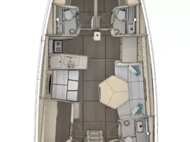 Yacht charter Donji Seget billig Dufour 48