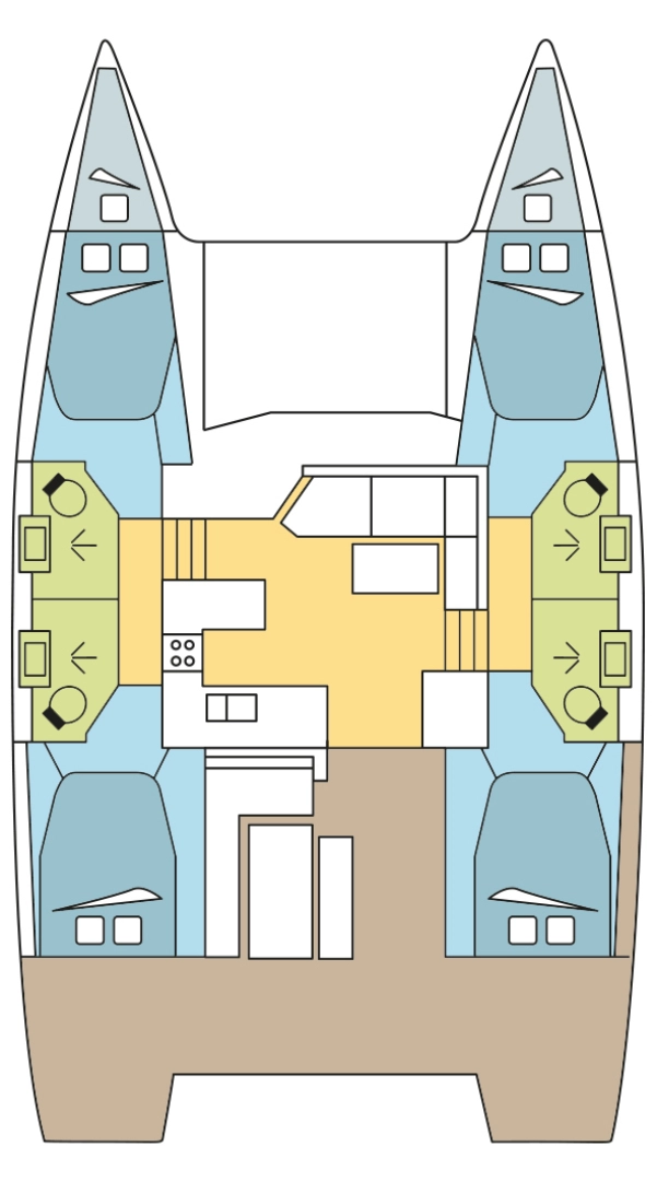 Uthyrning Anse Marcel - Fountaine Pajot Astrea 42 av Samboat 