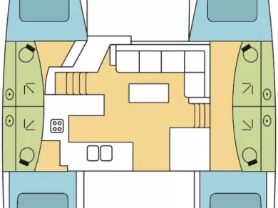 Båtuthyrning Fountaine Pajot Elba 45 i Parham Town på Samboat 