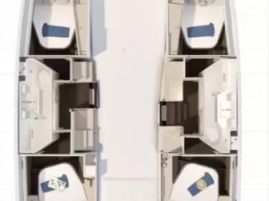 Uthyrning Katamaran  i Saint-Mandrier-sur-Mer - Fountaine Pajot Fountaine Pajot FP 41 Quatuor 2