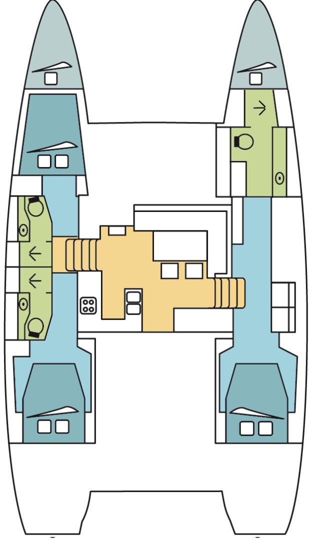 Yacht charter Parham Town billig Lagoon 450 Sport Top