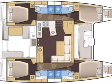 Lagoon Lagoon 450 F charter bareboat eller skeppad i Kaštela