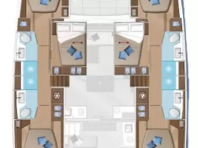 Yacht charter Kaštela billig Lagoon 50