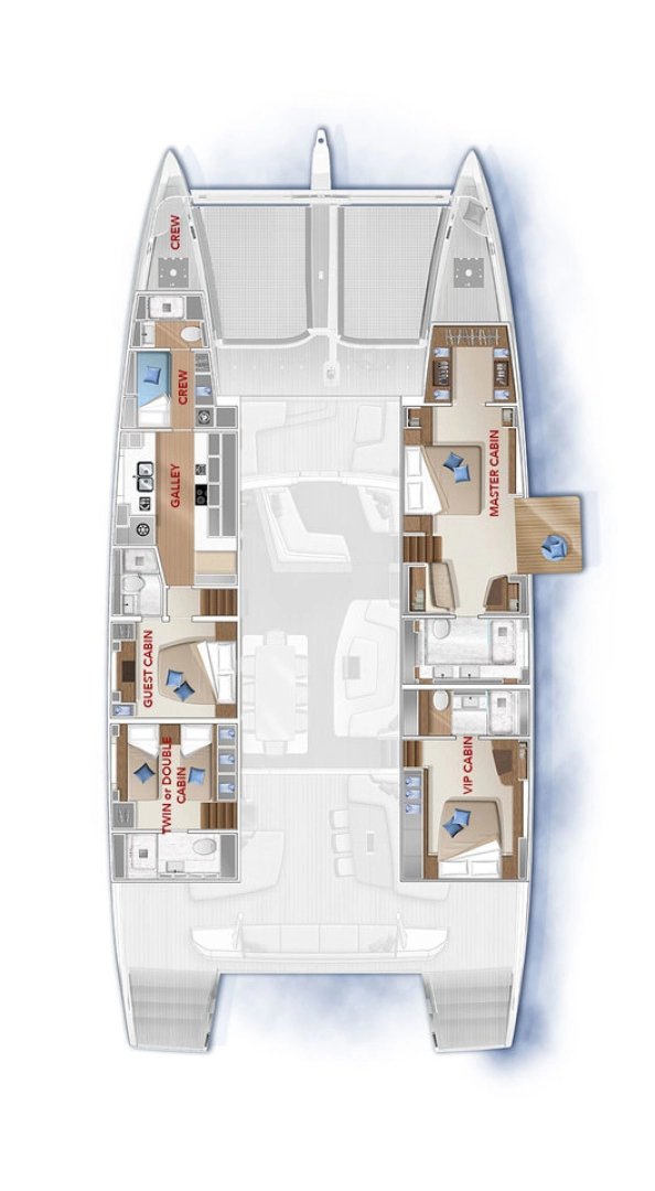 Uthyrning Split  - Lagoon Lagoon Seventy 7 av Samboat 