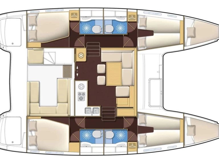 Katamaran  för uthyrning Alimos till det bästa priset 