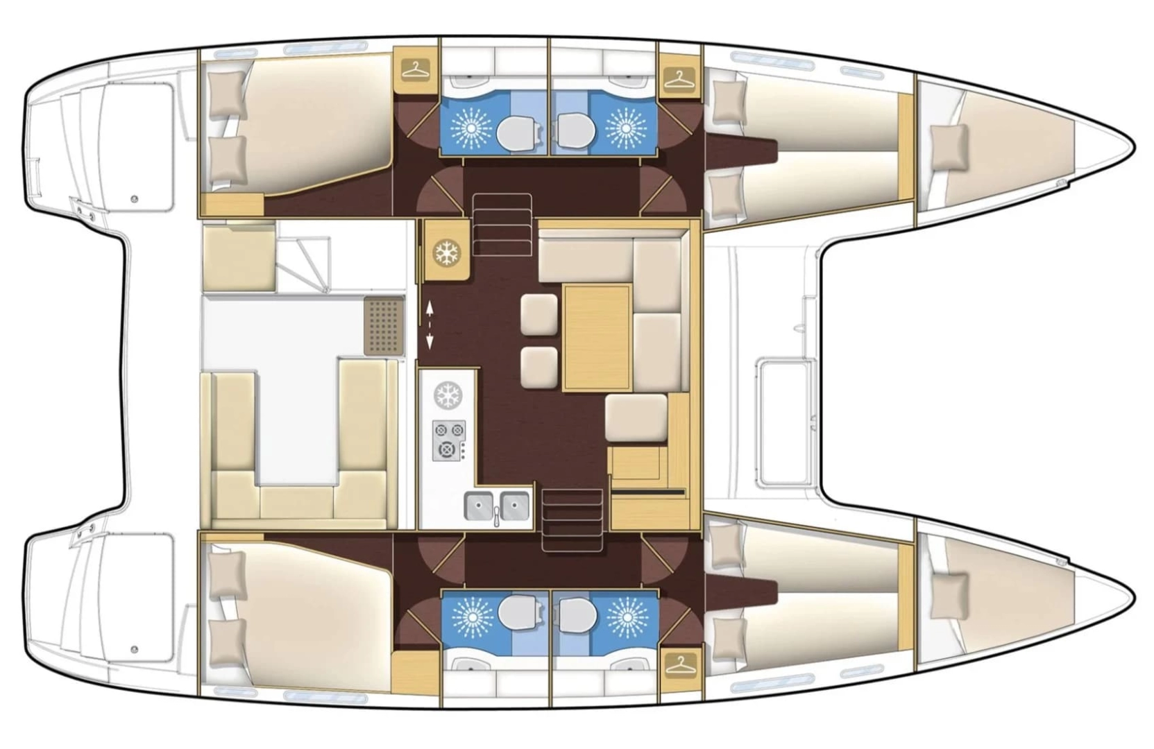 Katamaran  för uthyrning Alimos till det bästa priset 