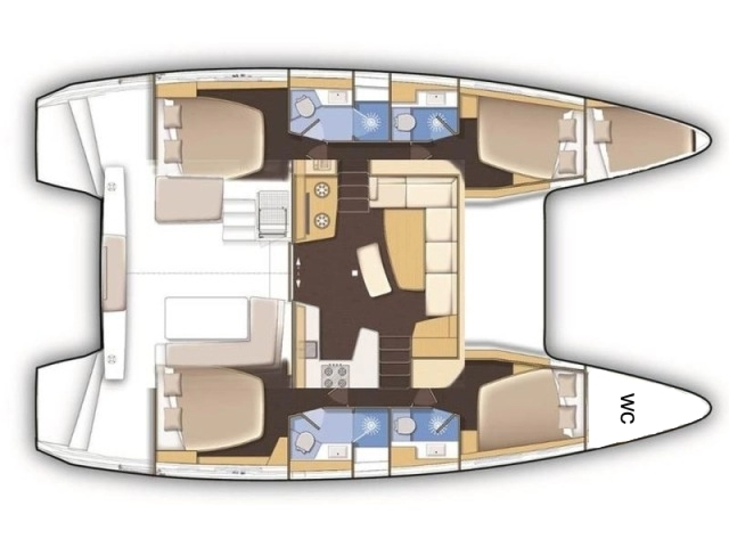 Lagoon Lagoon 42 charter bareboat eller skeppad i Paros (ostrov)