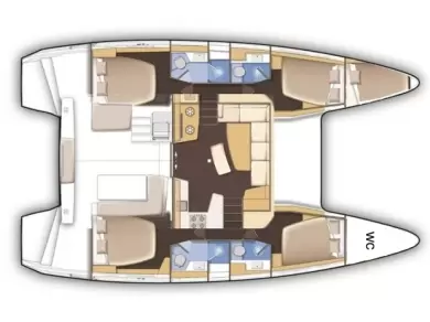 Lagoon Lagoon 42 charter bareboat eller skeppad i Paros (ostrov)