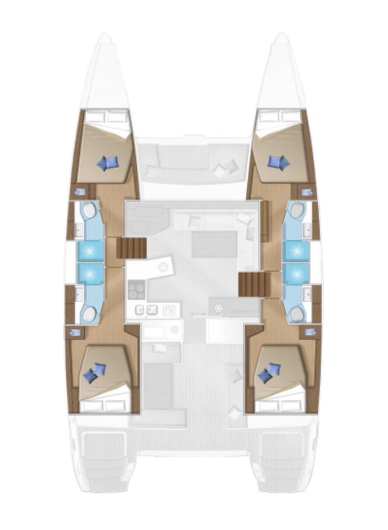 Hyr en Lagoon Lagoon 450 F Mykonos (ostrov) 