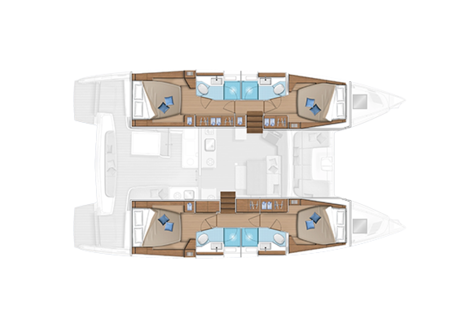 Katamaran  för uthyrning Alimos till det bästa priset 