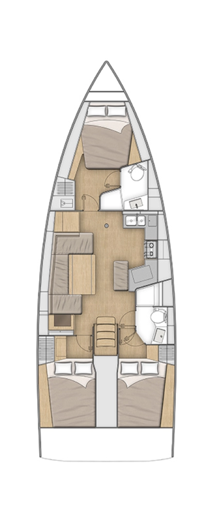 Bénéteau Oceanis 40.1 charter bareboat eller skeppad i Lavrio