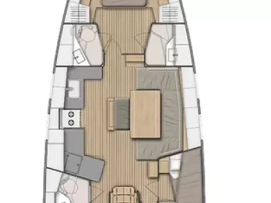 Bénéteau Oceanis 46.1 charter bareboat eller skeppad i Alimos