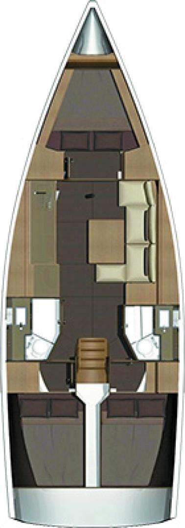 Hyr en Dufour Dufour 382 Grand Large Kos  