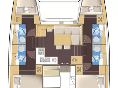 Lagoon Lagoon 39 charter bareboat eller skeppad i Gouvia