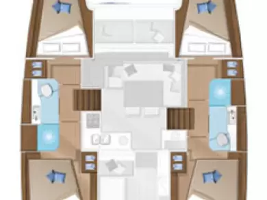 Båtuthyrning Lagoon Lagoon 40 i Bormes-les-Mimosas på Samboat 