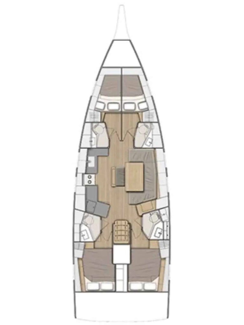 Yacht charter Zadar billig Oceanis 46.1