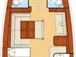 Yacht charter Palairos billig Oceanis 54