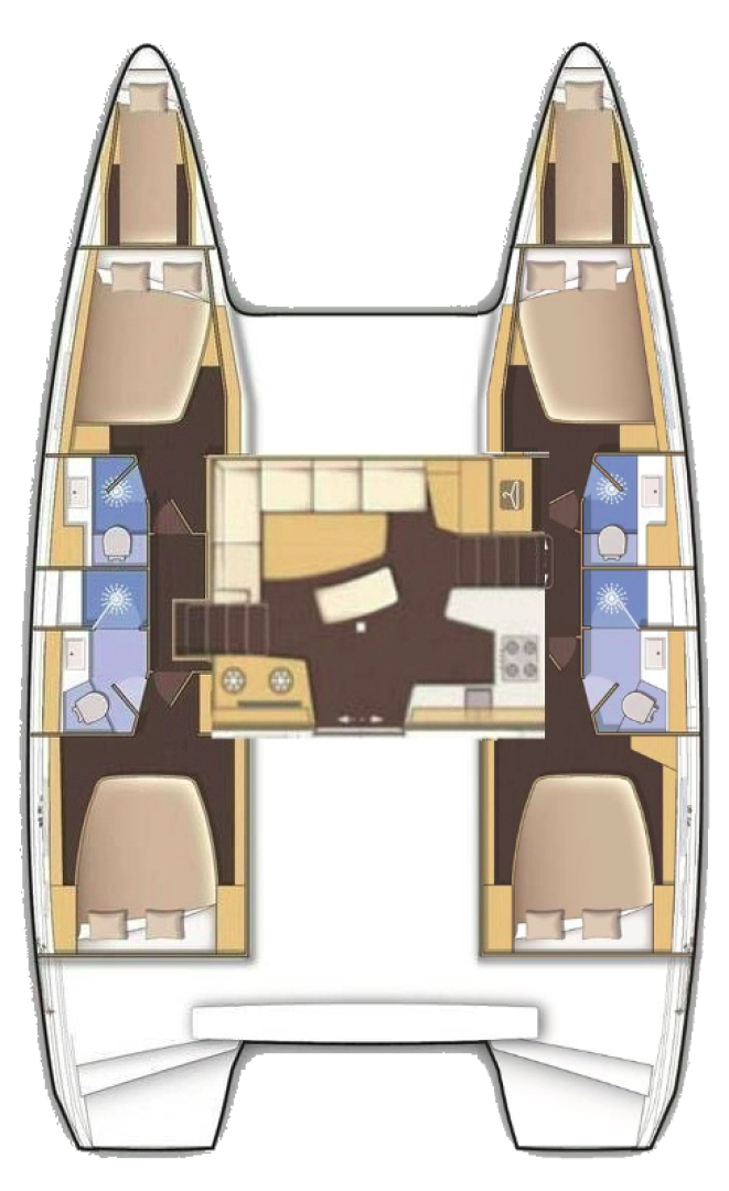 Uthyrning Katamaran  Lagoon med en båtlicens 