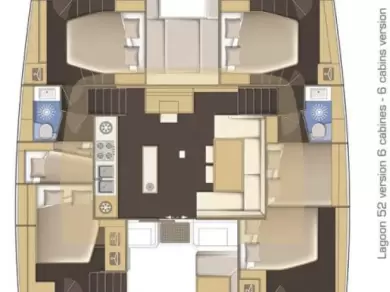 Yacht charter Elliniko  billig Lagoon 52 F