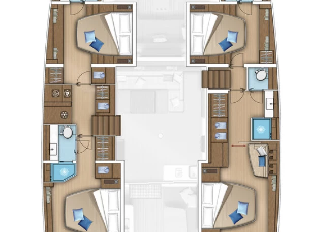 Båtuthyrning Lagoon Lagoon 55 i Elliniko  på Samboat 