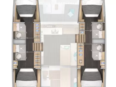 Hyra Katamaran  med eller utan skeppare Lagoon Road Town 