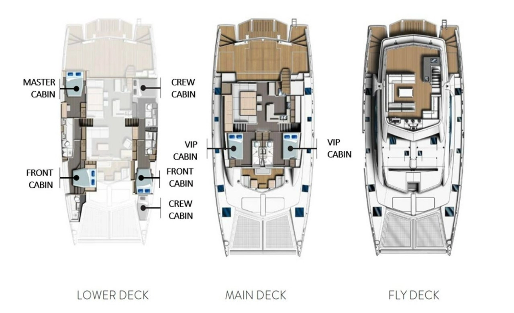 Hyra Katamaran  med eller utan skeppare Leopard Catamarans / Robertson & Caine Eden Island 