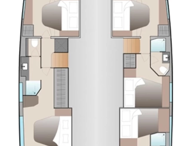 Uthyrning Belize City - Fountaine Pajot Aura 51 av Samboat 